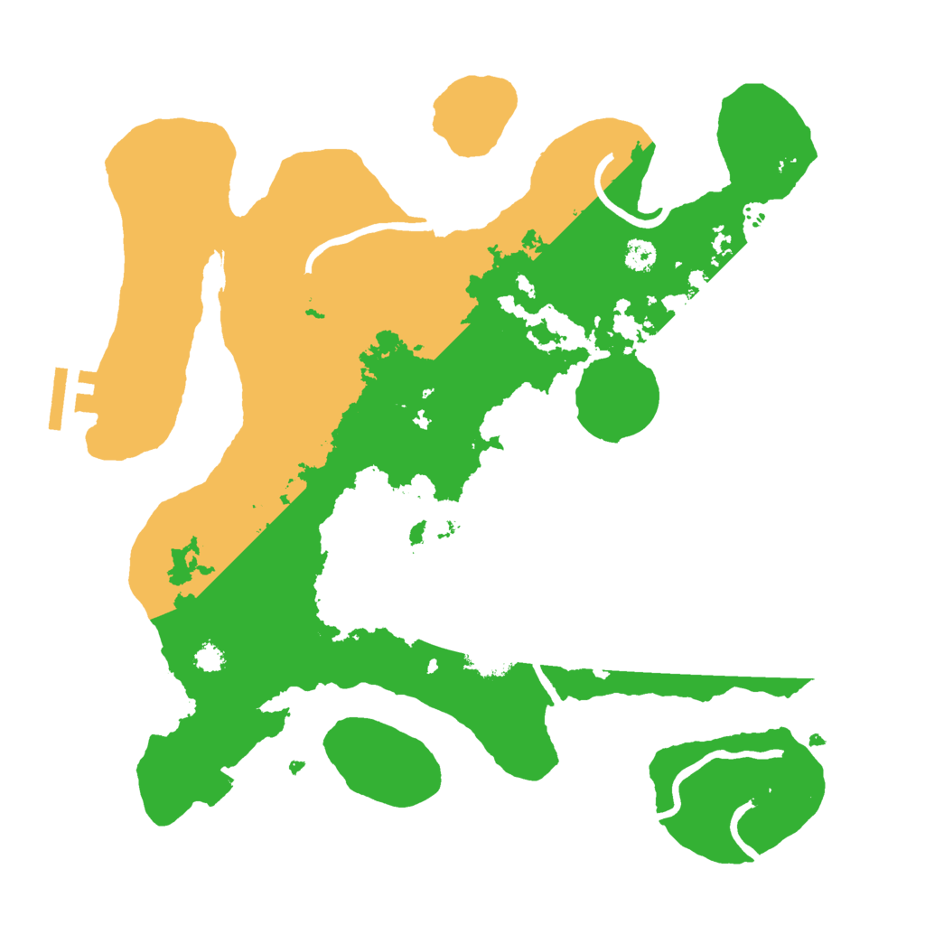 Biome Rust Map: Procedural Map, Size: 3000, Seed: 949150