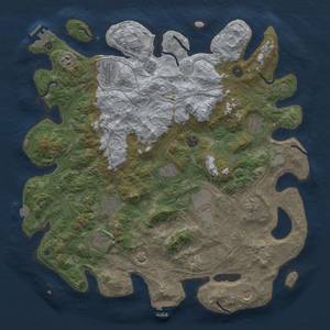 Thumbnail Rust Map: Procedural Map, Size: 4500, Seed: 253897079, 19 Monuments