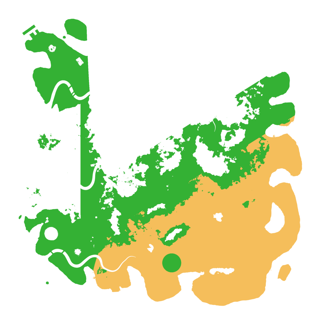 Biome Rust Map: Procedural Map, Size: 4500, Seed: 253897079