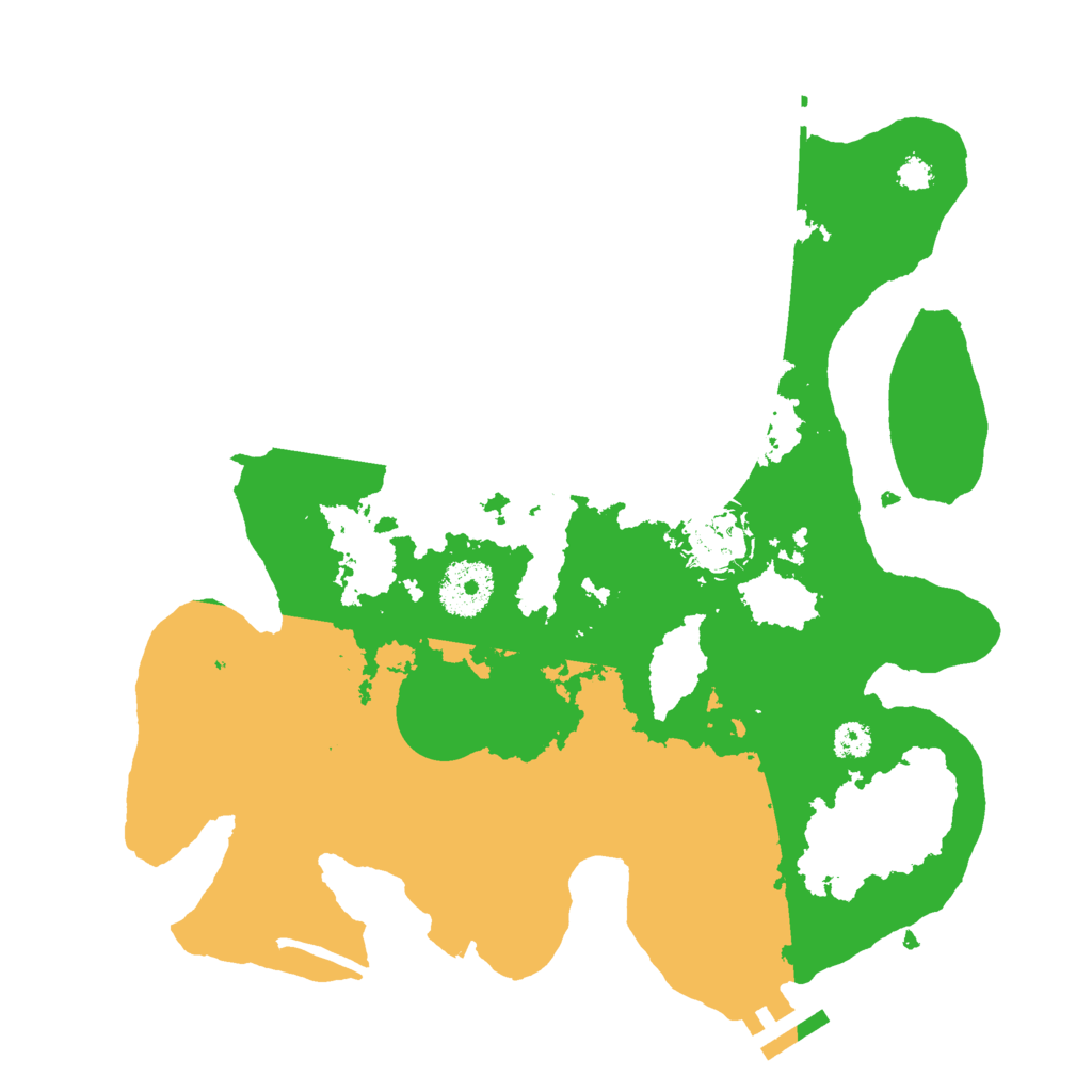 Biome Rust Map: Procedural Map, Size: 3000, Seed: 636045116