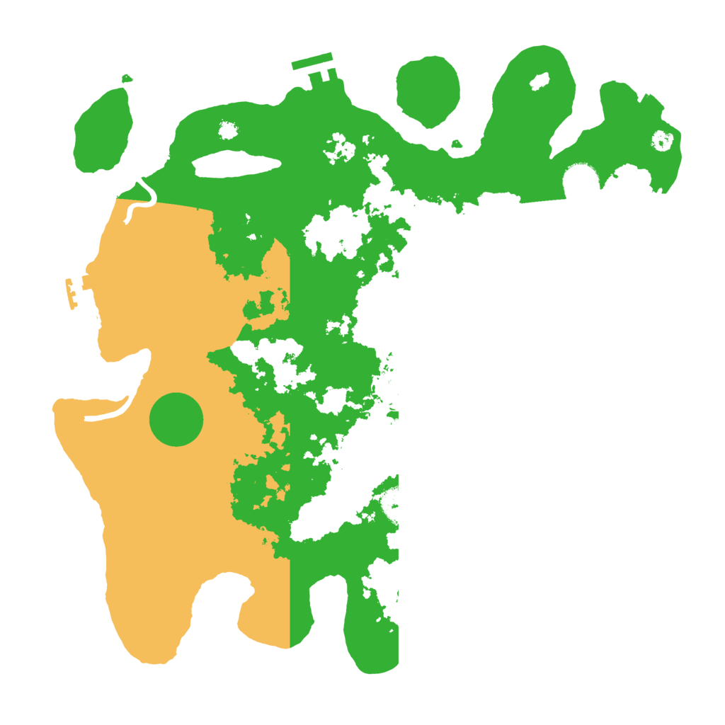 Biome Rust Map: Procedural Map, Size: 3550, Seed: 1495858156