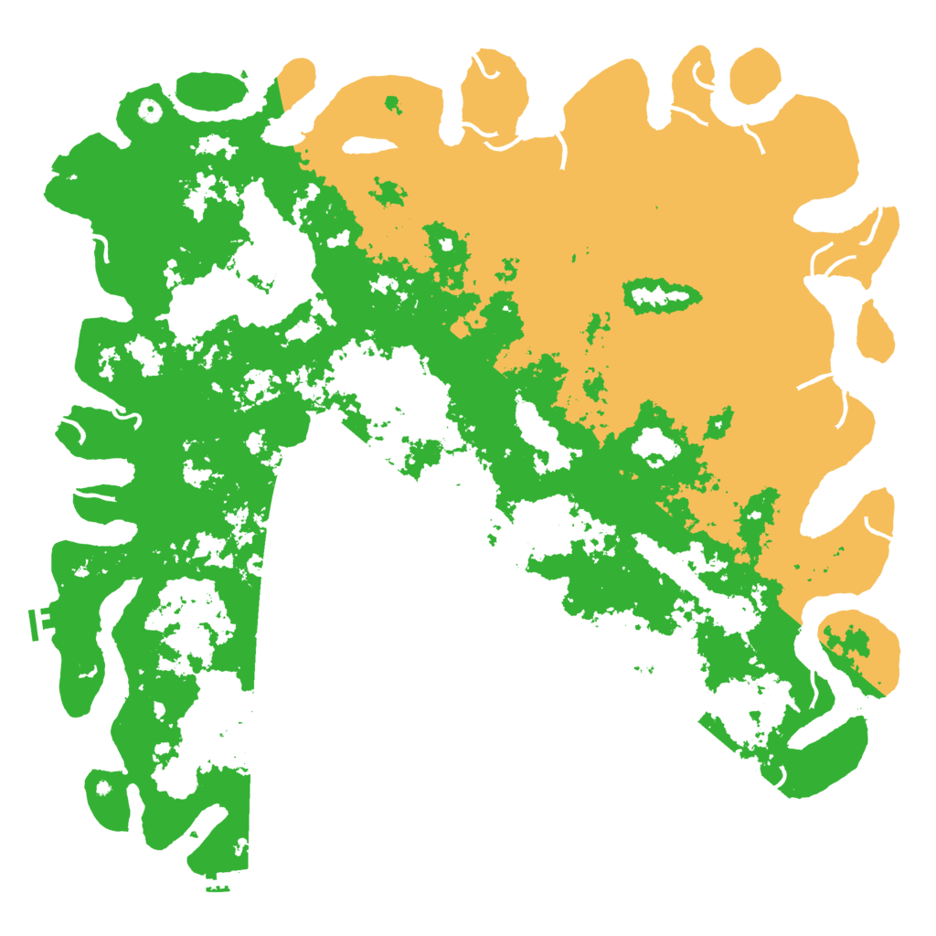 Biome Rust Map: Procedural Map, Size: 6000, Seed: 146216744