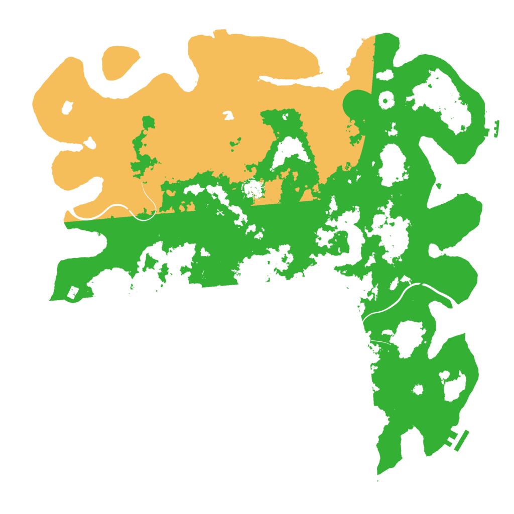 Biome Rust Map: Procedural Map, Size: 4500, Seed: 1487000730