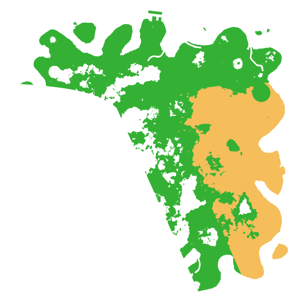 Biome Rust Map: Procedural Map, Size: 4500, Seed: 70797979