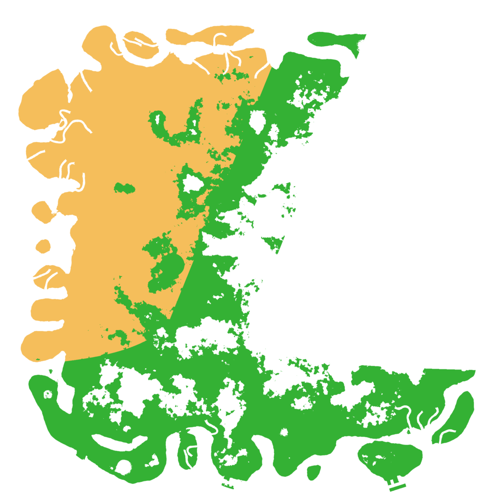 Biome Rust Map: Procedural Map, Size: 6000, Seed: 78006953