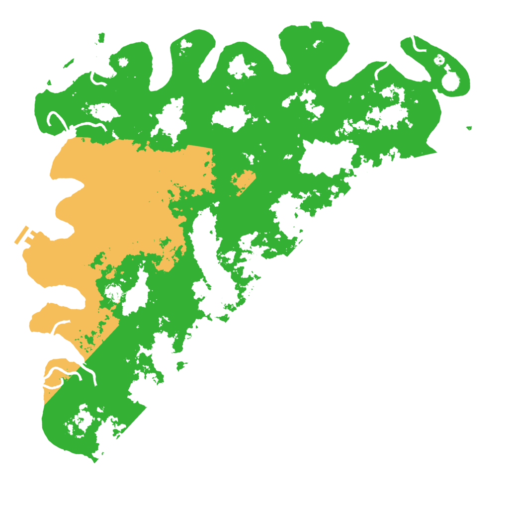 Biome Rust Map: Procedural Map, Size: 5000, Seed: 797700