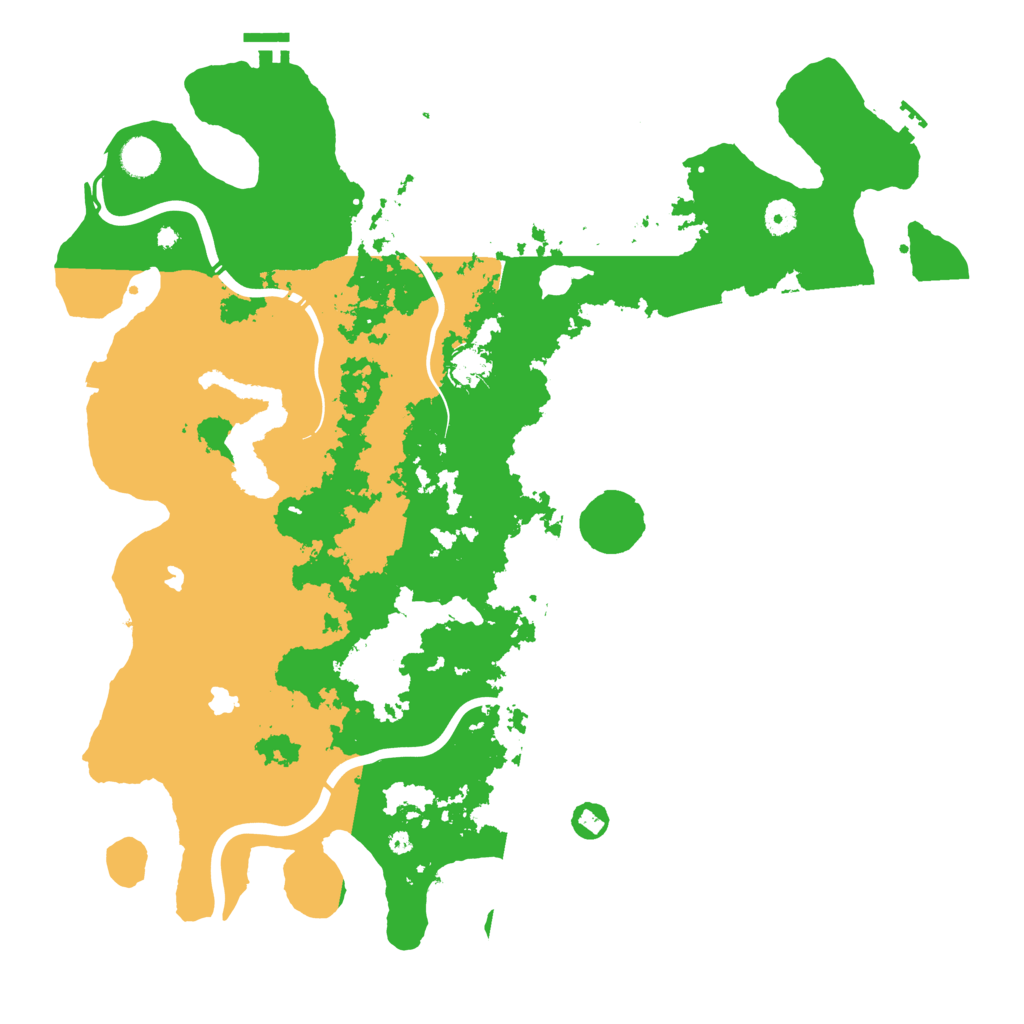 Biome Rust Map: Procedural Map, Size: 4500, Seed: 899214005