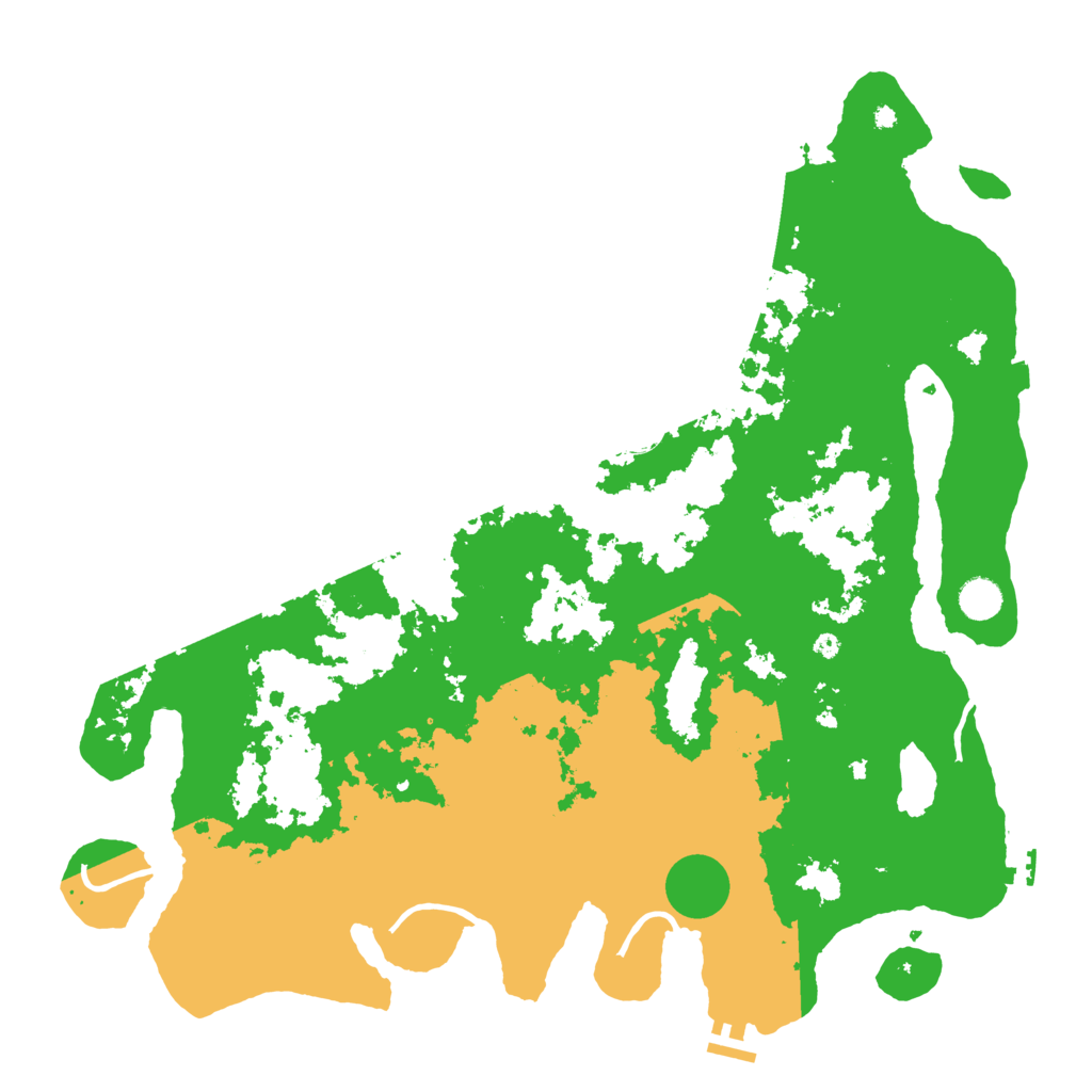 Biome Rust Map: Procedural Map, Size: 4500, Seed: 2075750211