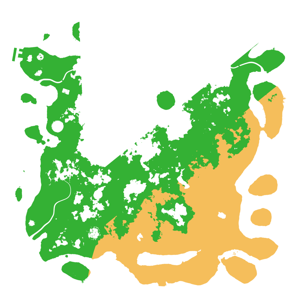 Biome Rust Map: Procedural Map, Size: 4500, Seed: 1896617761
