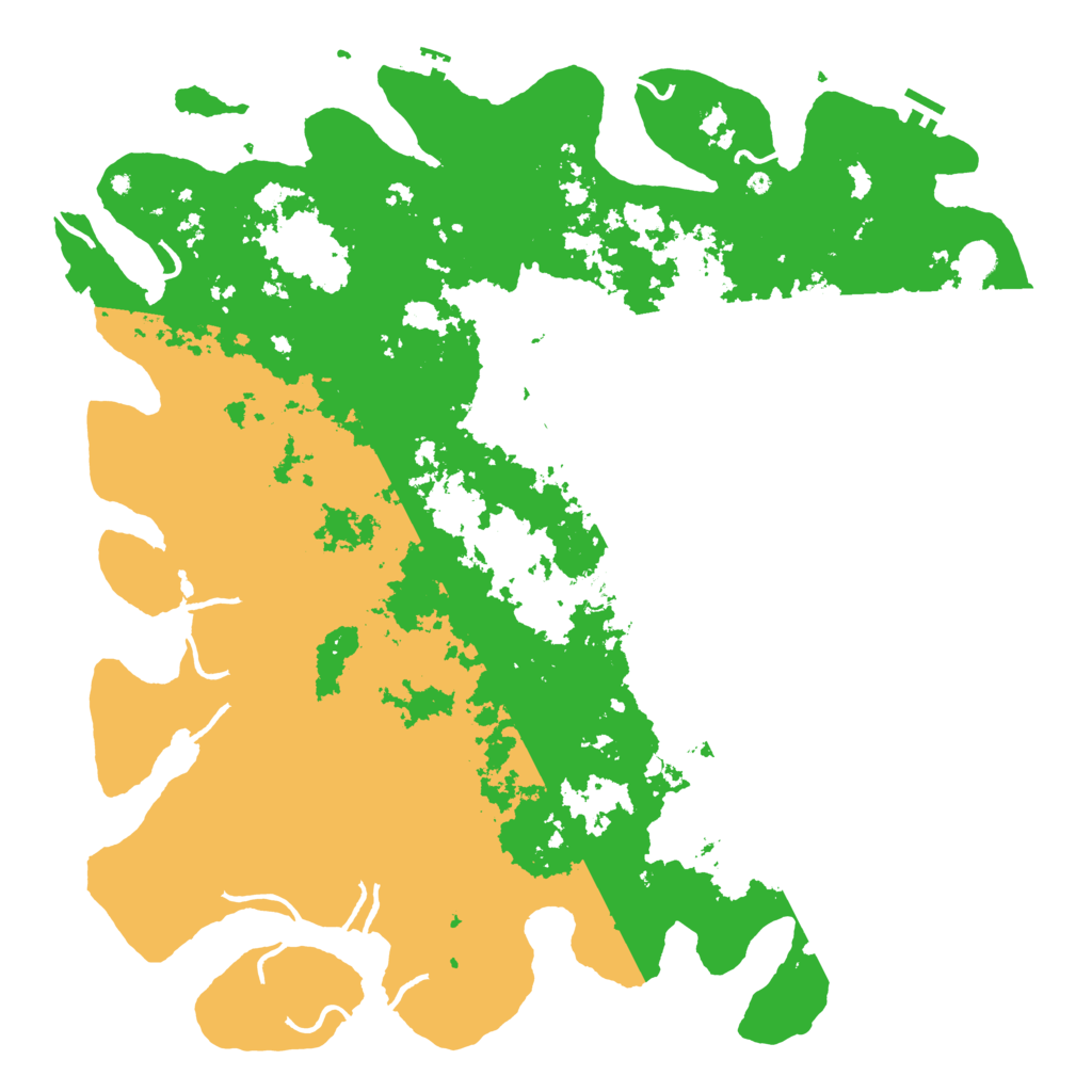 Biome Rust Map: Procedural Map, Size: 5192, Seed: 246810