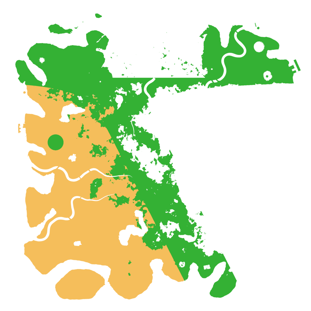 Biome Rust Map: Procedural Map, Size: 5192, Seed: 246810