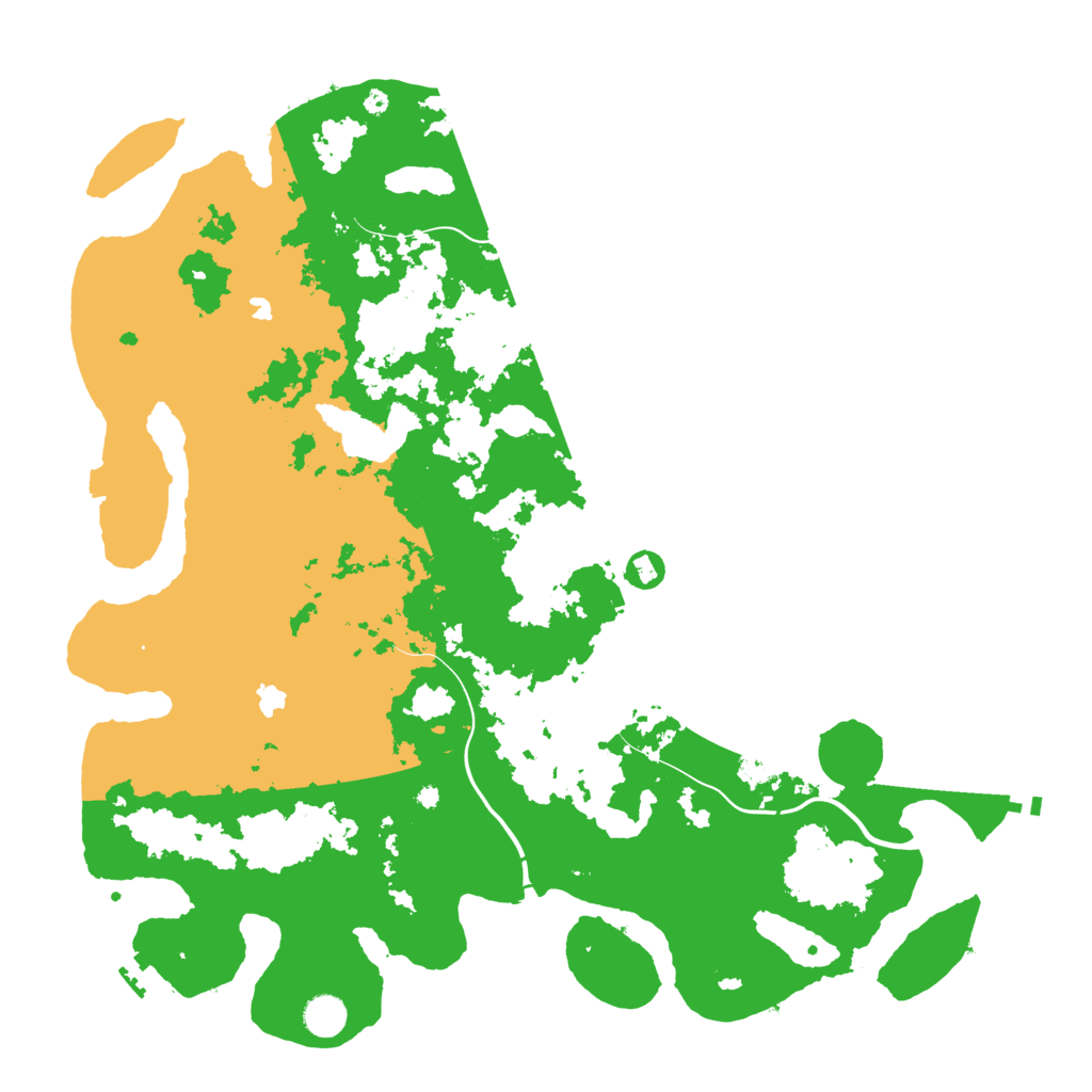 Biome Rust Map: Procedural Map, Size: 4500, Seed: 18332005