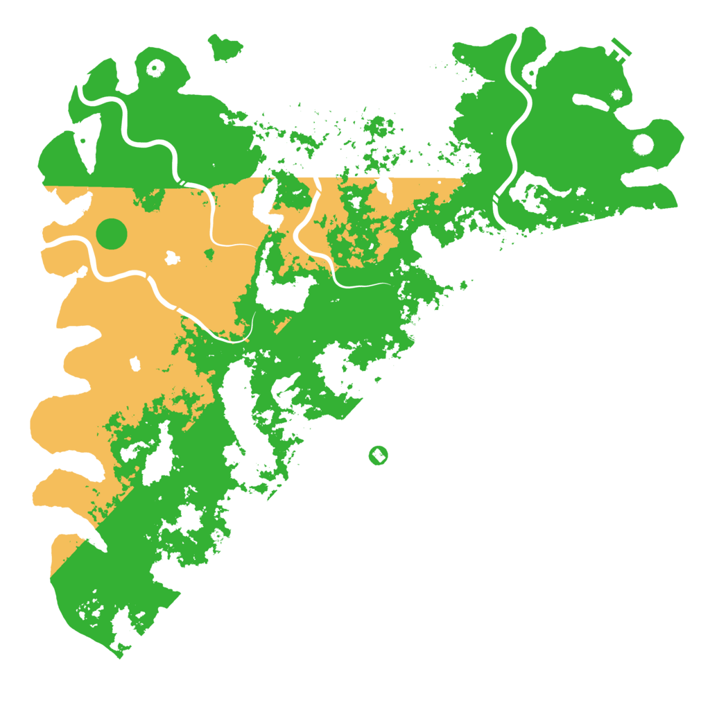 Biome Rust Map: Procedural Map, Size: 6000, Seed: 797700