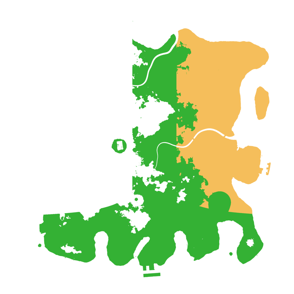Biome Rust Map: Procedural Map, Size: 3500, Seed: 1622849933
