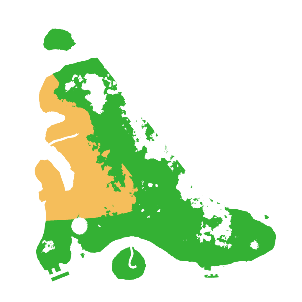 Biome Rust Map: Procedural Map, Size: 3300, Seed: 1929532131