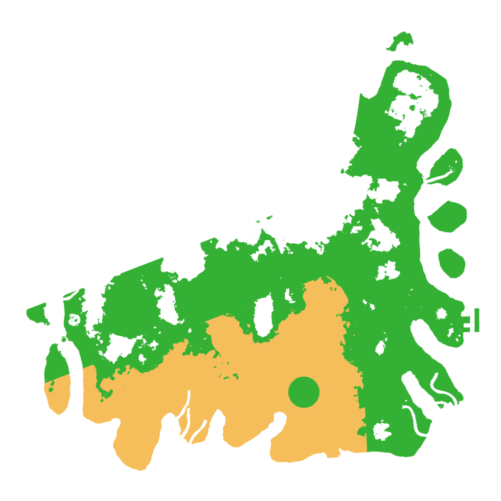 Biome Rust Map: Procedural Map, Size: 4250, Seed: 274628800