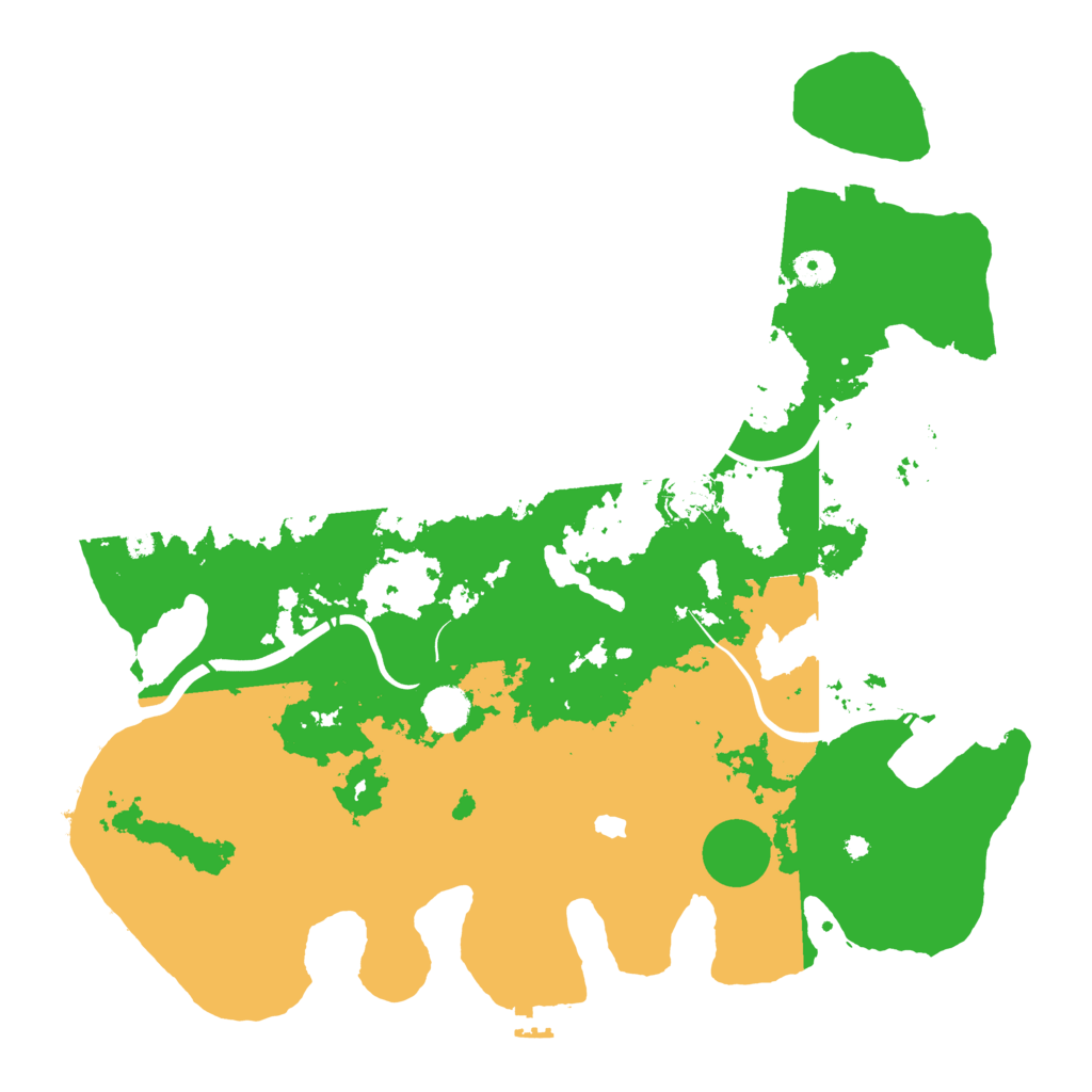 Biome Rust Map: Procedural Map, Size: 4250, Seed: 11124