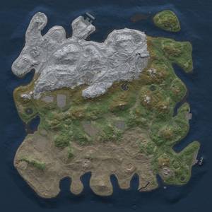 Thumbnail Rust Map: Procedural Map, Size: 4250, Seed: 11124, 19 Monuments