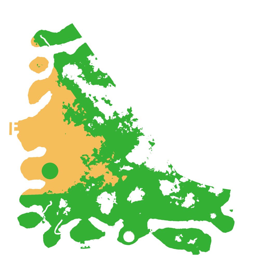 Biome Rust Map: Procedural Map, Size: 4250, Seed: 17087