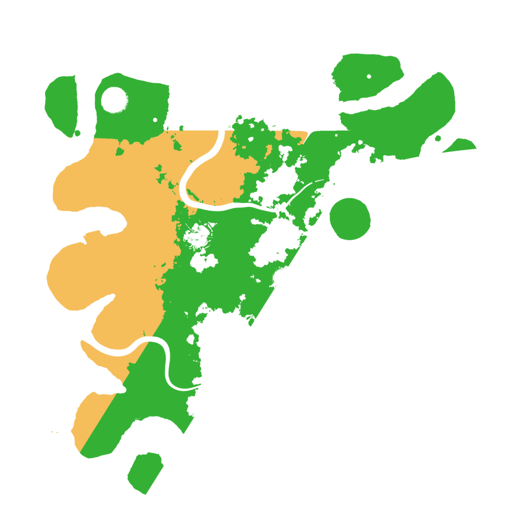 Biome Rust Map: Procedural Map, Size: 3500, Seed: 1756018770