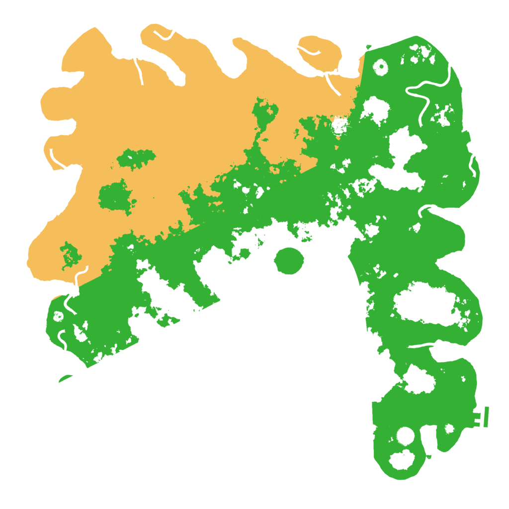 Biome Rust Map: Procedural Map, Size: 5000, Seed: 467813407