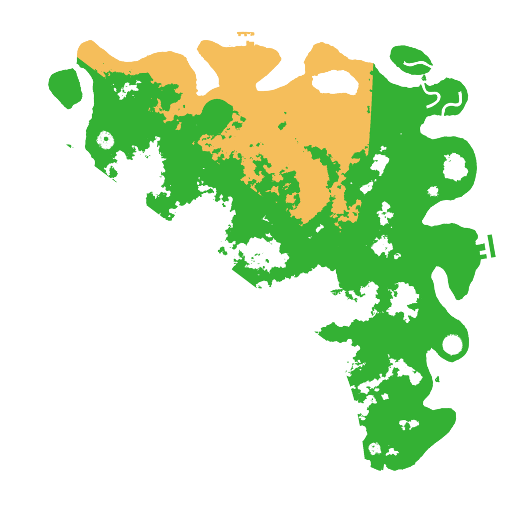 Biome Rust Map: Procedural Map, Size: 4500, Seed: 2048326314