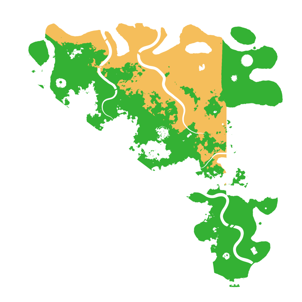 Biome Rust Map: Procedural Map, Size: 4500, Seed: 2048326314
