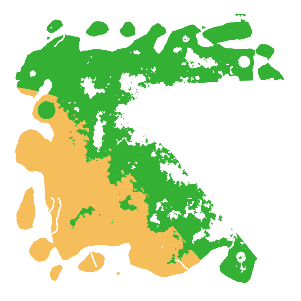 Biome Rust Map: Procedural Map, Size: 4500, Seed: 1832273413