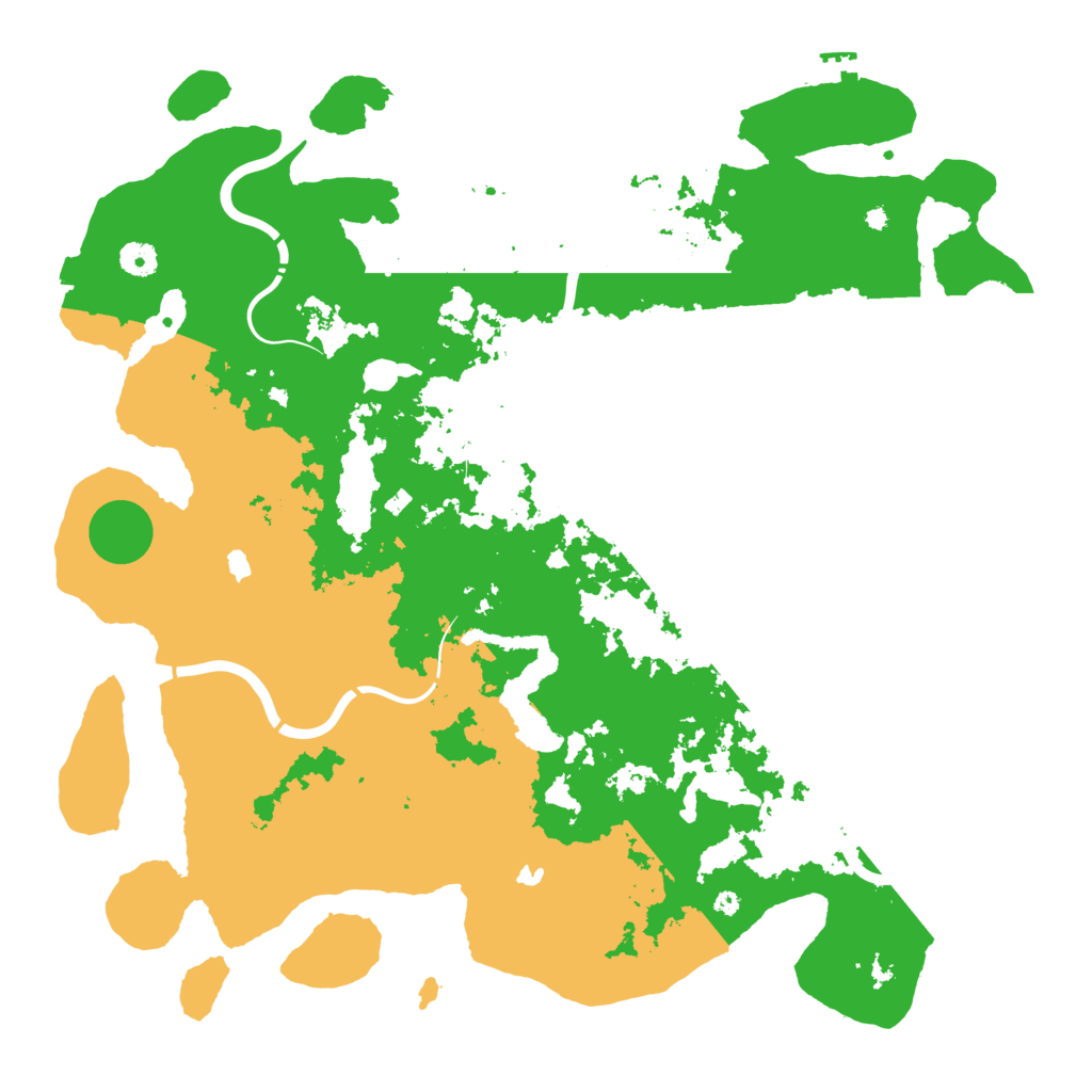 Biome Rust Map: Procedural Map, Size: 4500, Seed: 1832273413