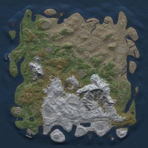 Thumbnail Rust Map: Procedural Map, Size: 5000, Seed: 964070815, 19 Monuments