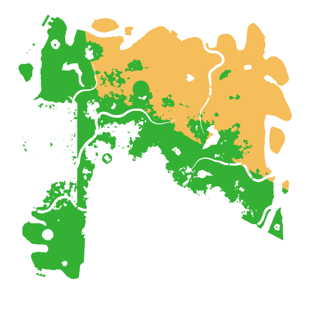 Biome Rust Map: Procedural Map, Size: 5000, Seed: 964070815