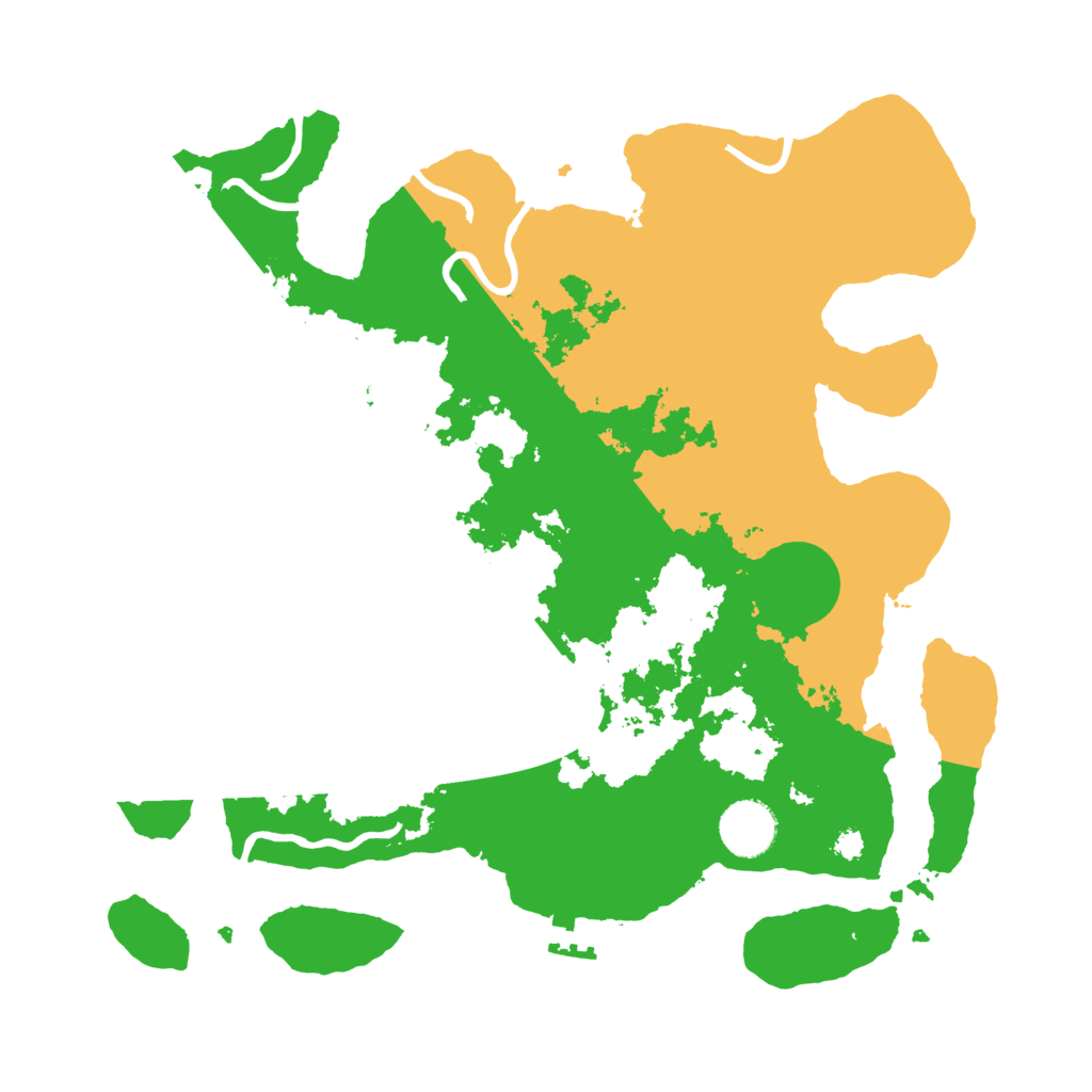 Biome Rust Map: Procedural Map, Size: 3400, Seed: 86876004