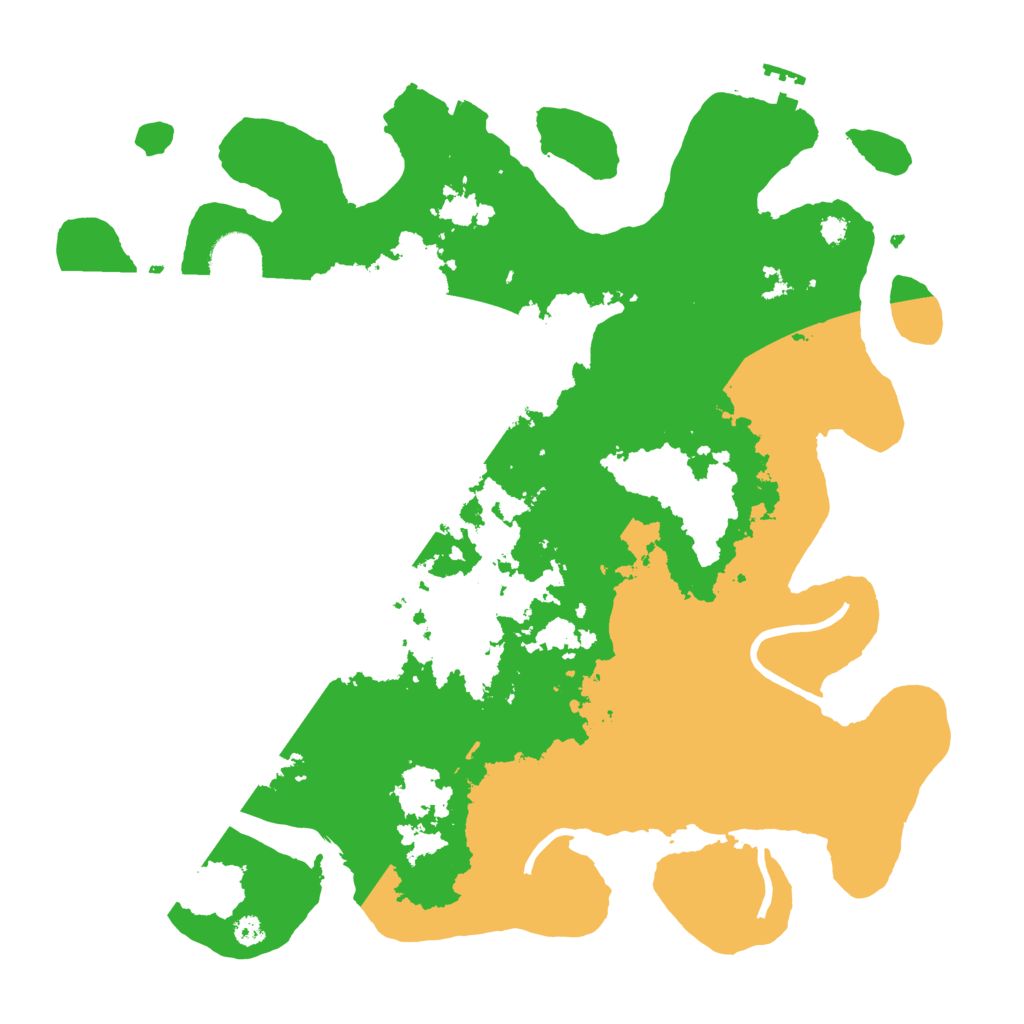 Biome Rust Map: Procedural Map, Size: 3500, Seed: 1197246212