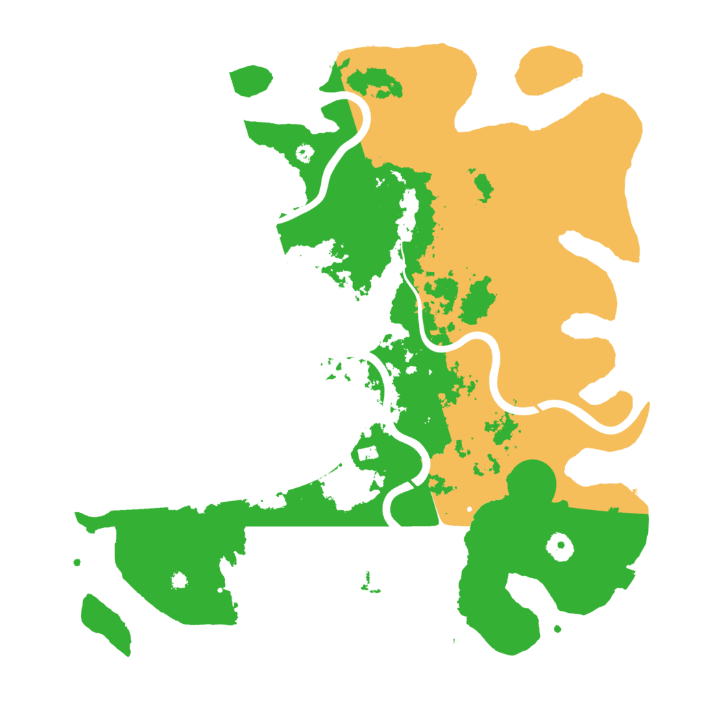 Biome Rust Map: Procedural Map, Size: 3900, Seed: 39790196