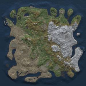 Thumbnail Rust Map: Procedural Map, Size: 4250, Seed: 1544151669, 19 Monuments