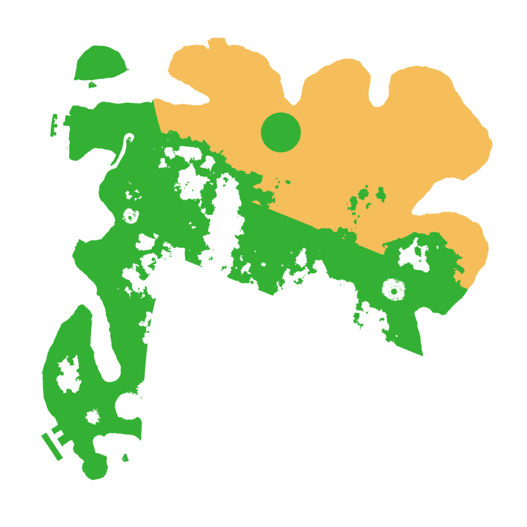 Biome Rust Map: Procedural Map, Size: 3500, Seed: 668367008