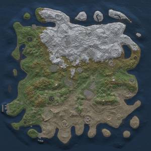 Thumbnail Rust Map: Procedural Map, Size: 4500, Seed: 1422348042, 19 Monuments