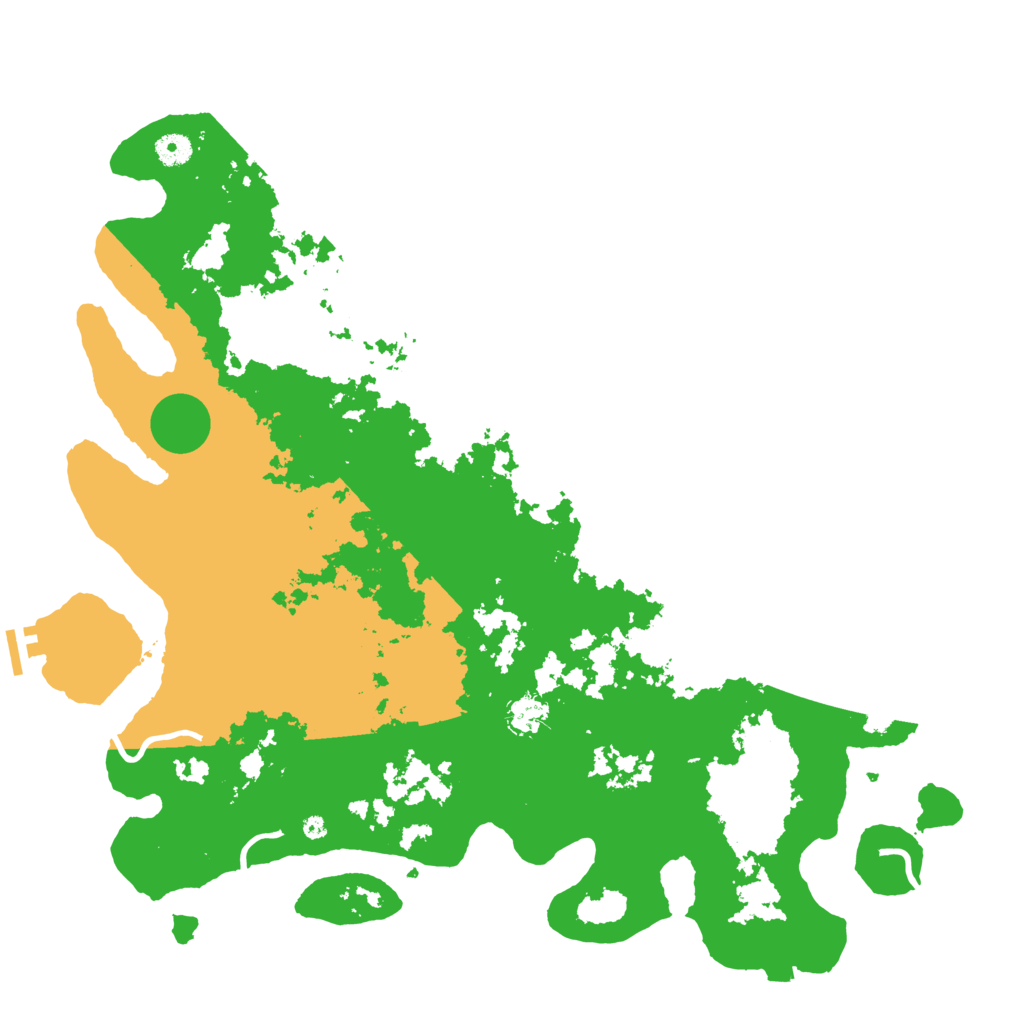 Biome Rust Map: Procedural Map, Size: 4500, Seed: 33663389