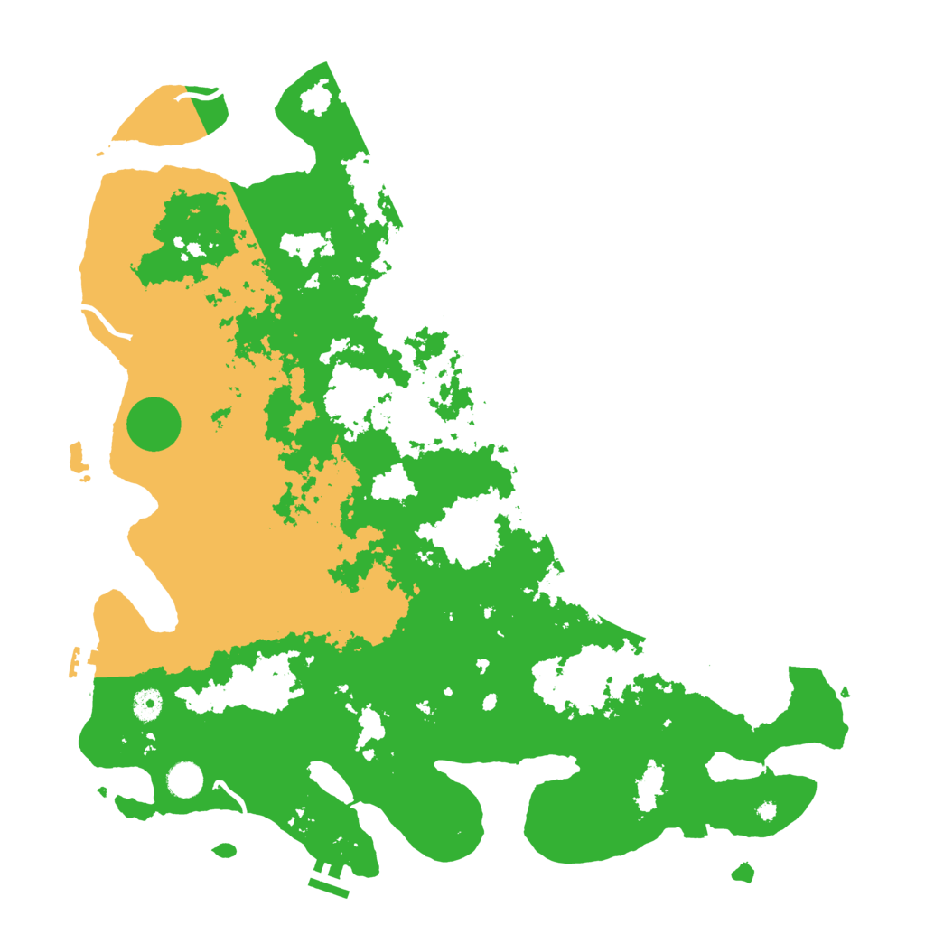 Biome Rust Map: Procedural Map, Size: 4500, Seed: 978986159