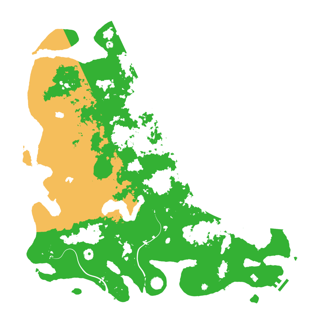 Biome Rust Map: Procedural Map, Size: 4500, Seed: 978986159