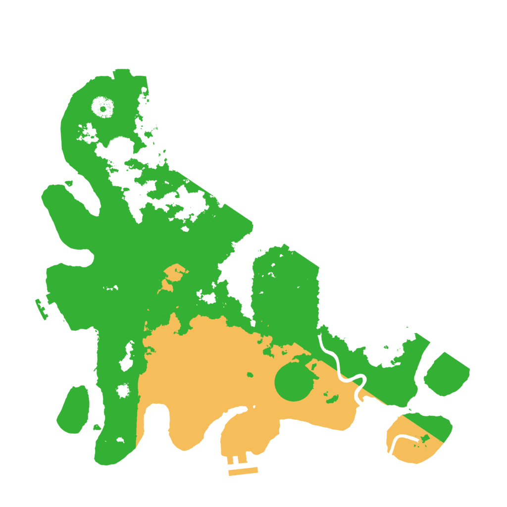 Biome Rust Map: Procedural Map, Size: 3500, Seed: 98679809