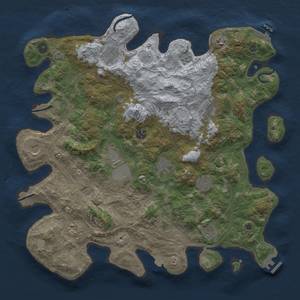 Thumbnail Rust Map: Procedural Map, Size: 4250, Seed: 1587670196, 19 Monuments