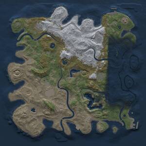 Thumbnail Rust Map: Procedural Map, Size: 4250, Seed: 1587670196, 15 Monuments