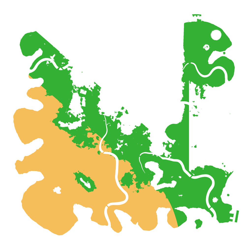 Biome Rust Map: Procedural Map, Size: 4250, Seed: 1587670196