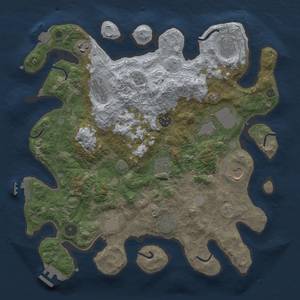 Thumbnail Rust Map: Procedural Map, Size: 3750, Seed: 2006151274, 18 Monuments