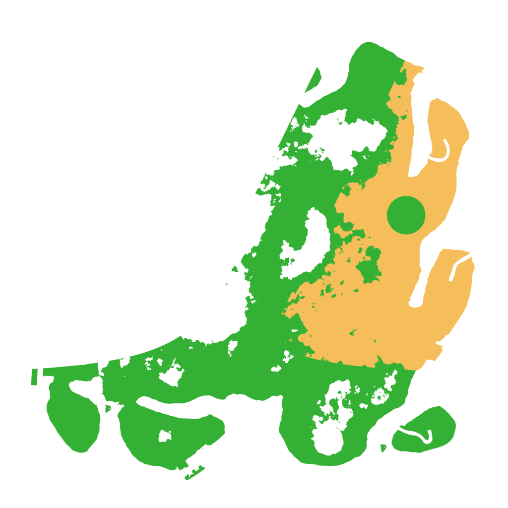 Biome Rust Map: Procedural Map, Size: 3500, Seed: 234848229