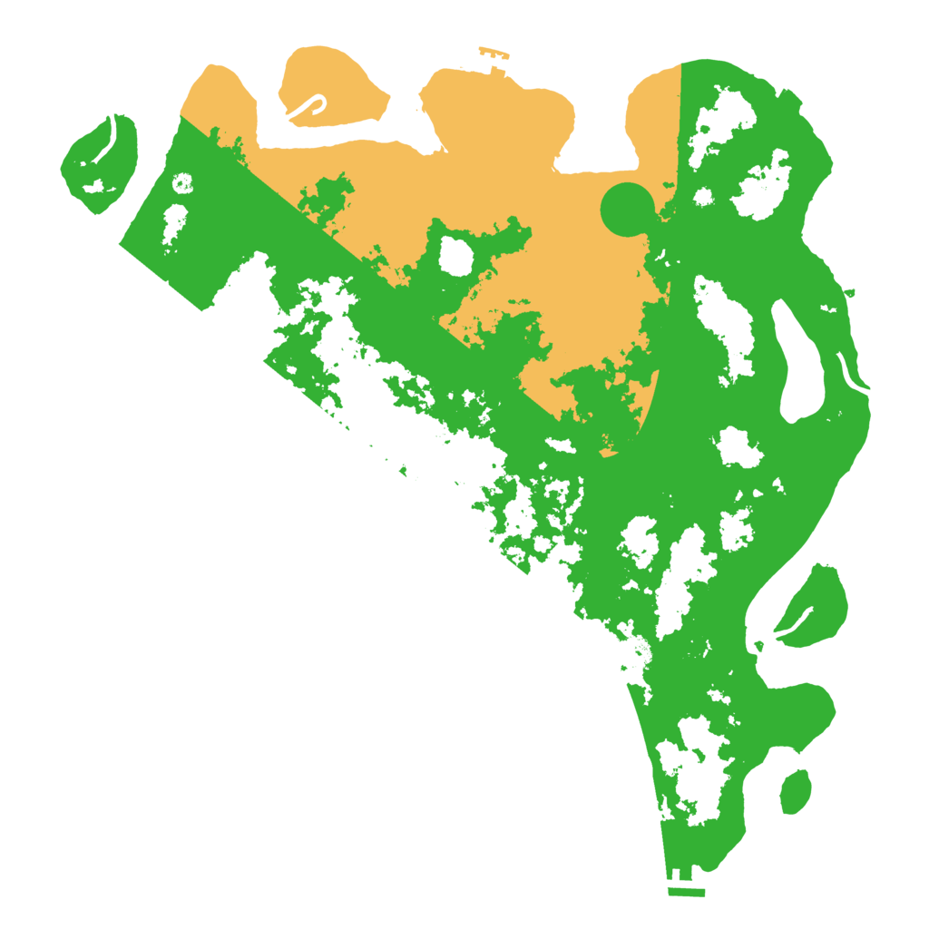 Biome Rust Map: Procedural Map, Size: 4500, Seed: 702543159