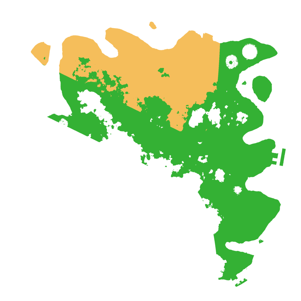 Biome Rust Map: Procedural Map, Size: 3500, Seed: 391795313