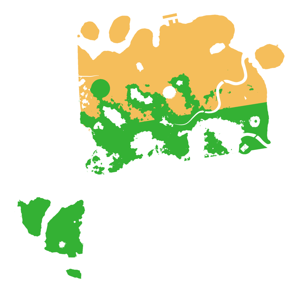 Biome Rust Map: Procedural Map, Size: 4250, Seed: 45677769