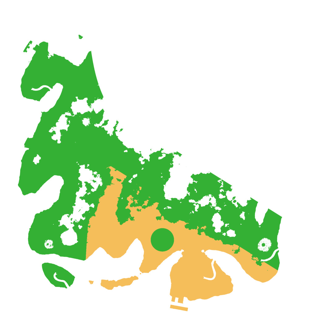 Biome Rust Map: Procedural Map, Size: 3600, Seed: 251899264